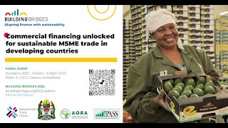 Commercial Financing Unlocked for Sustainable MSME Trade in Developing Countries - BB22