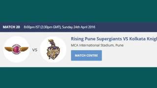 IPl 2016 Schedule With Full Time