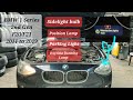 how to replace Daytime Running Lamp | Parking Light on BMW 1 Series #headlight