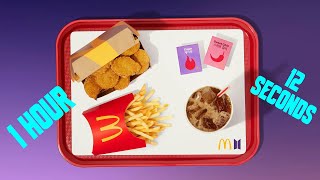 BTS Meal McDonalds Ad 1 Hour 12 Seconds