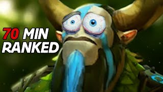 When Ranked Dota Spirals Out Of Control (70 MIN GAME)