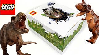 LEGO Jurassic World Legend of Isla Nublar Velociraptor, Stegosaurus Set Building Review🦕