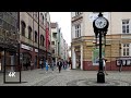 4K VIDEOWALK - LEGNICA, City Centre - Trip to Poland - City life (UHD)