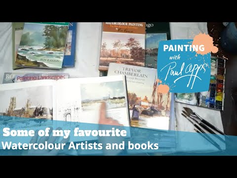 Some of my favorite watercolorists and books – discussed.