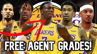 Los Angeles Lakers NEW Free Agency Addition Grades! | Did the Lakers "WIN" Free Agency?