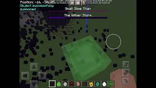 engender wither storm vs small slime titan