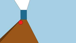 Bouncing Ball in One Point Perspective (animation test) 2d