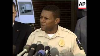 WRAP Bush and police chief on sniper shootings