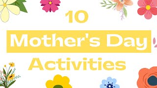 10 Mother's Day Activities for the Classroom | Worksheets and Resources Included