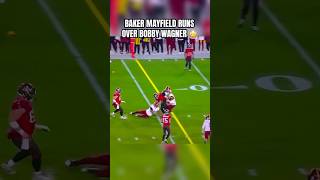 BAKER MAYFIELD RUNS OVER BOBBY WAGNER 😳