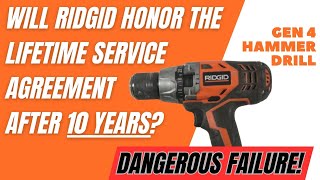 Will RIDGID Honor the Lifetime Service Agreement (LSA) after 10 Years? - Dangerous Failure! (Part 1)