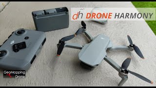 DJI Mini 2 y Drone Harmony - Planificación y ejecución de vuelos fotogramétricos.