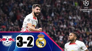 Rb Leipzig Vs Real Madrid 3-2 All Goals & Match Highlights UEFA Champions League 2022HD
