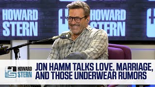 Jon Hamm Talks Love, Marriage, and Those Underwear Rumors
