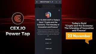 CEX.IO Quiz Answers Today \