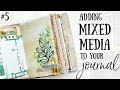 Junk Journal | Add Mixed Media to your Journal Page | My Big Fat Pink Journal #5 🩷🌸