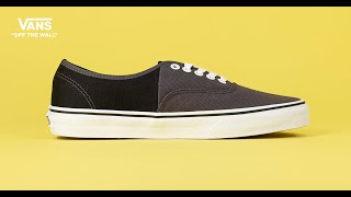 Vans Authentic Split Shoe Mens Black/Asphalt