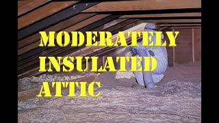 A Moderately Insulated Maryland Attic