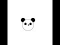 python graphics code with turtle 🐢 Panda 🐼😁