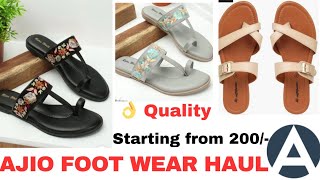 💗Ajio affordable Footwear Haul (₹230-450 ₹)/unboxing footwear for all occasions/must try/👌 Quality💗