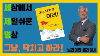 [세상에서 제일쉬운 명상] 그냥, 닥치고 하라! (브라이언 트레이시) 일부분中