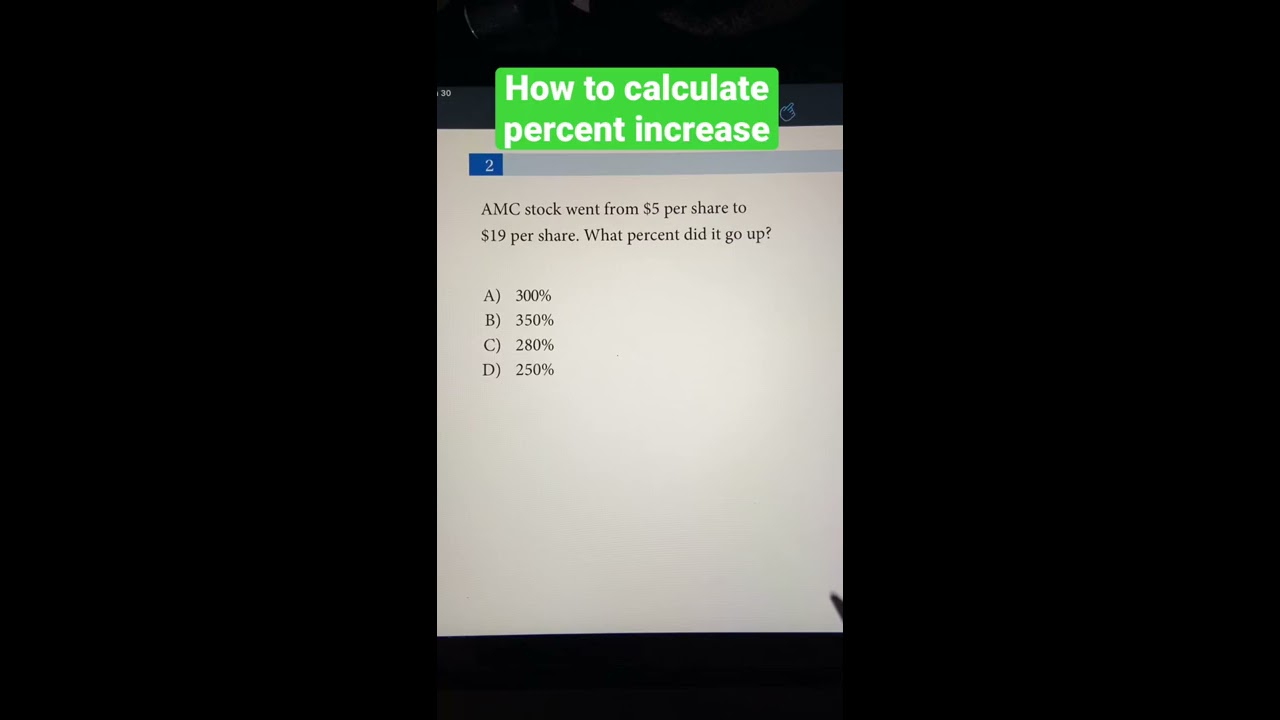 How to Calculate Percent Increase