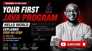 Your First Java Program | Hello World Explained Step-by-Step