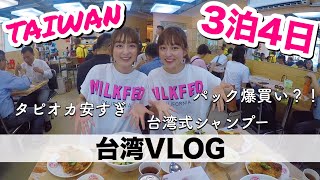 【台湾VLOG】3泊4日の旅！台湾グルメ最高すぎる✈️