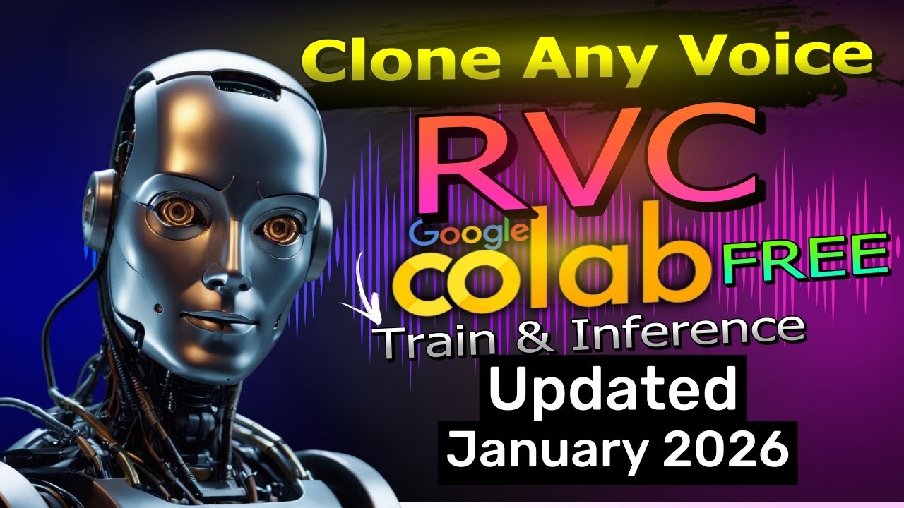 Updated 2026 Clone Any Voice Rvc Google Colab Free Train