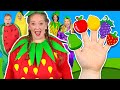 Finger Family: Yummy Fruit & Veggies! 🍎🥦 Plus more Finger Family Songs