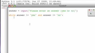 While Statement (Part 2) Indefinite Iteration
