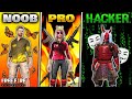 Noob Vs Pro Vs Hacker Free Fire
