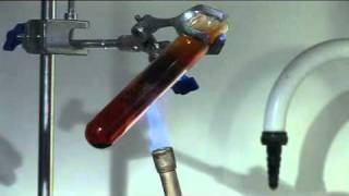 Halogen reactions with iron wool