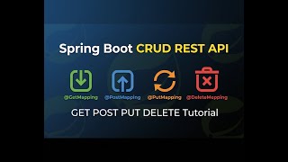 Spring Boot REST API CRUD Tutorial | GET POST PUT DELETE Mapping Full Example