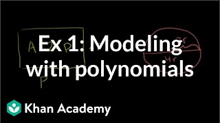 Example 1: Modeling with polynomials | Algebra I | Khan Academy