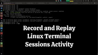 How to Record Linux Terminal Sessions on Ubuntu