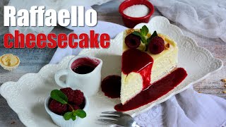 ✨ Raffaello Cake – No-Bake Coconut Cheesecake! ✨