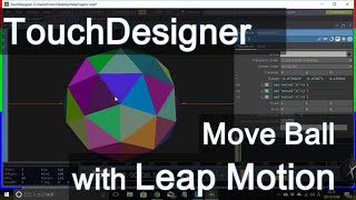 13rd LeapMotionでカラーボールを動かす[TouchDesigner]