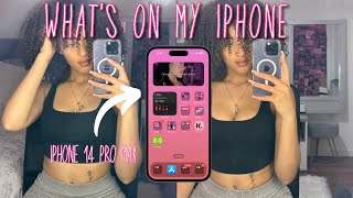 WHAT’S ON MY IPHONE 14 PRO MAX | **IOS 16 + apps **