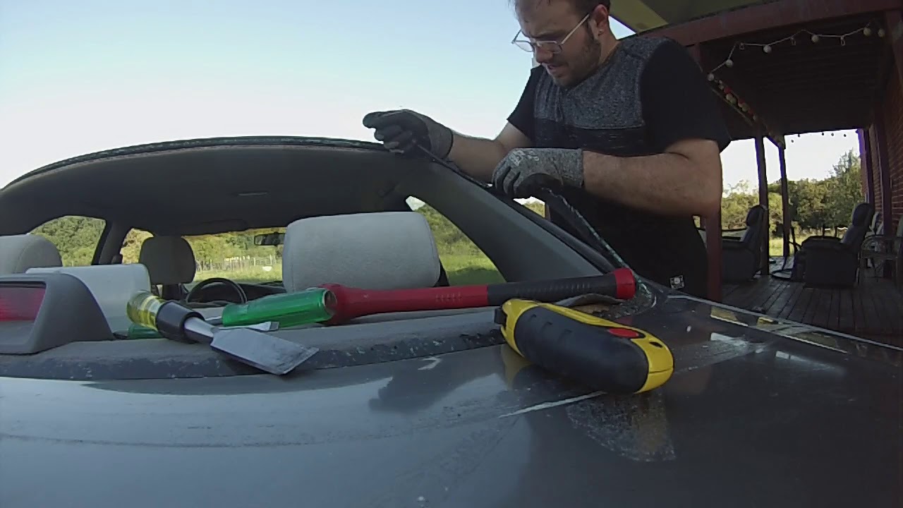 DIY Windshield/Rear Glass Replacement - Save Money! - YouTube