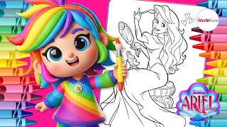 Ariel Coloring Pages | Fun & Easy Princess Ariel Coloring Fun for Kids