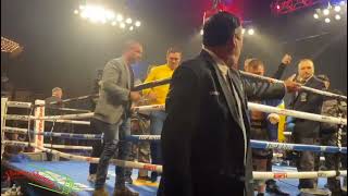 Loma exiting the Ring after his Victory at the Hulu Theater MSG