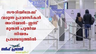 സൗദിയിലേക്ക് വരുന്ന പ്രവാസികൾ അറിയാൻ-ഇന്ന് മുതൽ പുതിയ നിയമം പ്രാബല്യത്തിൽ