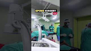 LIVE SPINE SURGERY PREP🔥😷🇮🇳 | Operation Theatre #shorts #viral #doctor #neetmotivation