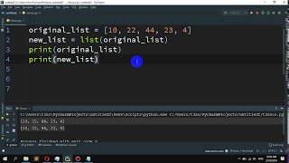 How to clone or copy a list in Python