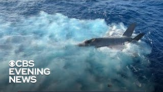 Images emerge of Navy jet crashing into South China Sea