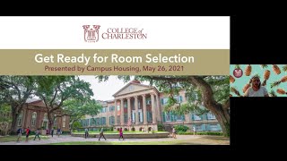 Get Ready for Room Selection, presented by CofC Campus Housing