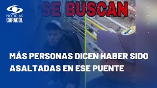 En el barrio Santa Fe se esconderían ladrones que robaron patineta en puente de Bogotá