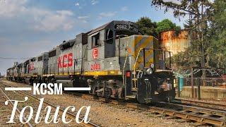 KCSM Toluca Yard services with GP38's