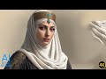 4K AI Art Lookbook Video of Arabian AI Girl ｜ Art of Primality and Properness